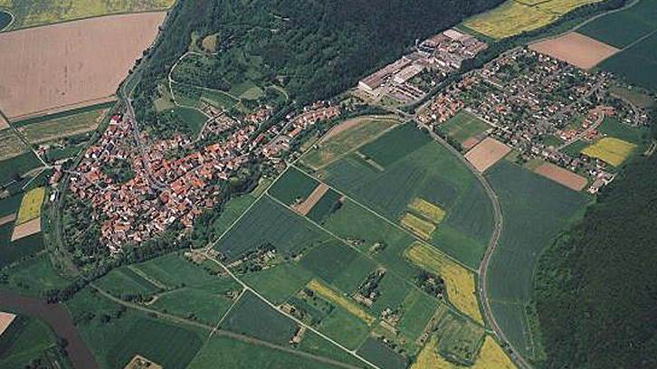 Luftaufnahme von Frieda