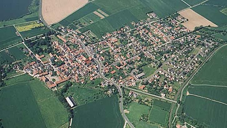 Luftaufnahme von Schwebda